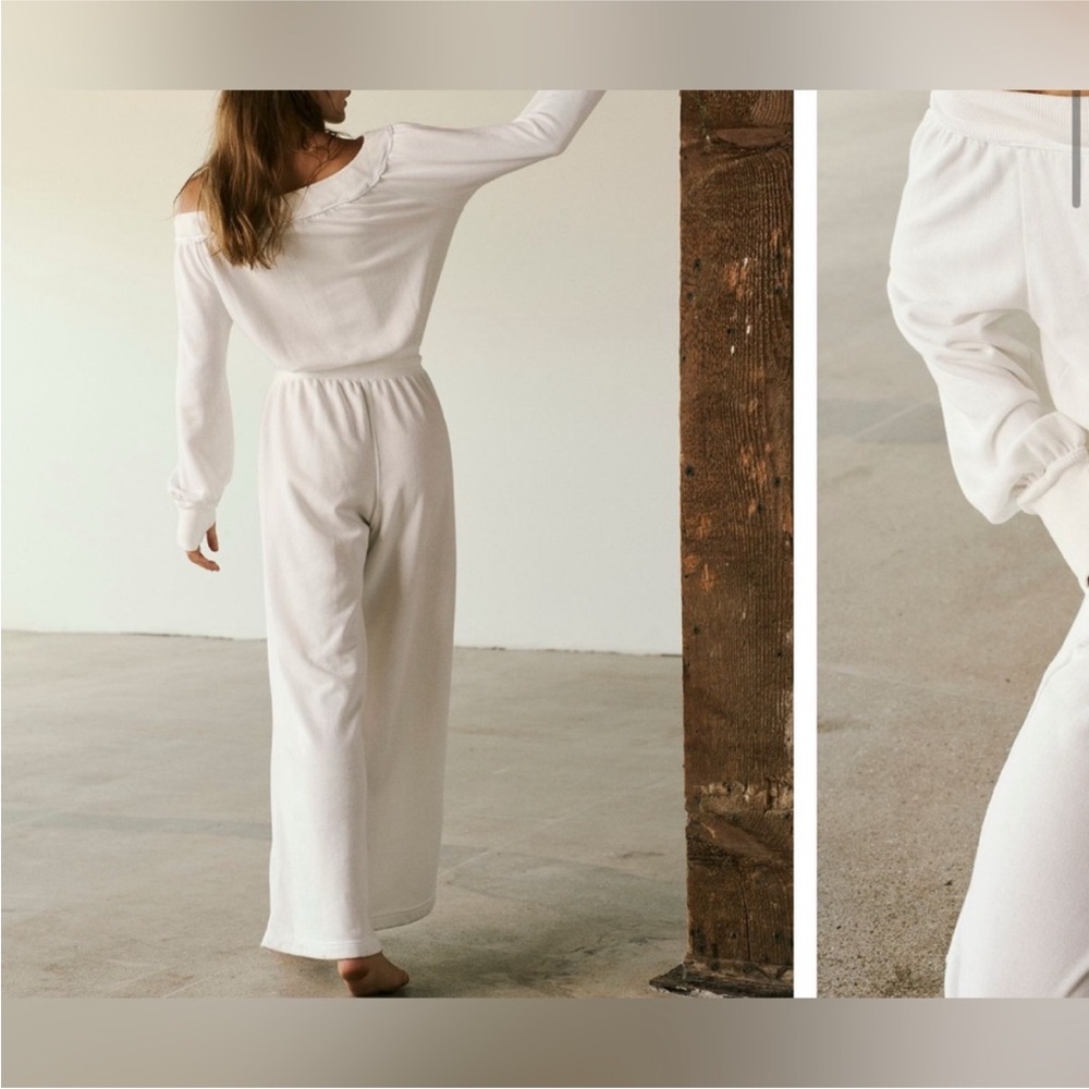 NWT Free People FP Movement One To Beat Onesie - ivory white - Medium *IR* - Picture 2 of 11